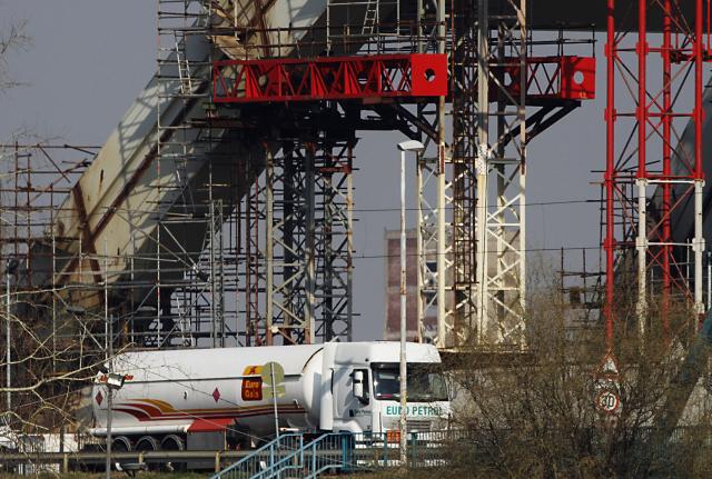 Строительство моста Жежеля в Нови-Саде